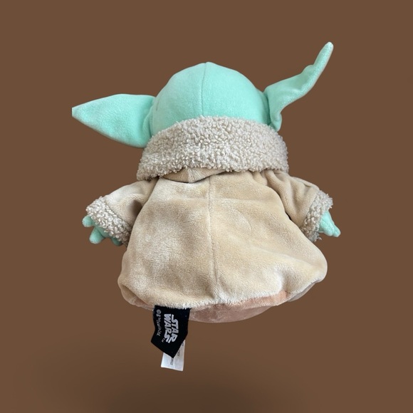 Star Wars Plush Toy, Grogu Soft Doll From the Mandalorian, 8-In Figure - Picture 3 of 6